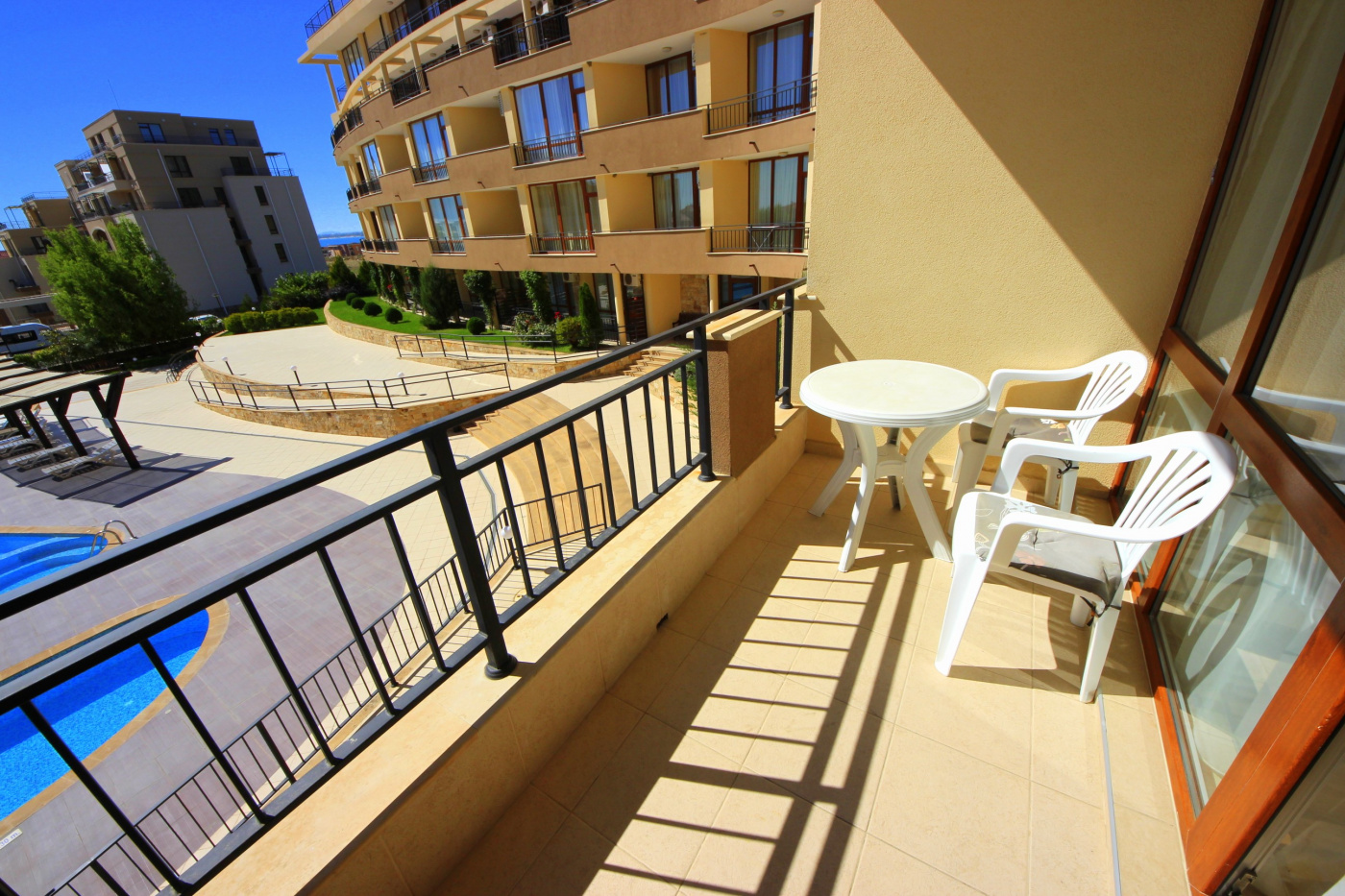 Apartment B 2.2 in the aparthotel Luxor Sveti Vlas in Bulgaria Menada Apartments